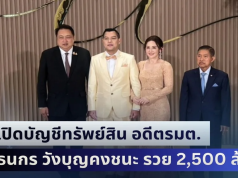 เปิดบัญชีทรัพย์สิน อดีตรมต. ธนกร วังบุญคงชนะ รวย 2,500 ล้าน เงินลงทุนคู่สมรส 1,500 ล้าน