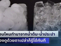 ไม่เคยรู้มาก่อน! วิธีแยก น้ำแข็ง ก้อนไหนทำมาจากน้ำต้ม-น้ำประปา มองดูด้วยตาเปล่าก็รู้ได้ทันที