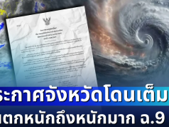 แย่แล้ว! กรมอุตุฯ ประกาศฉบับที่ 9 ฝนตกหนักถึงหนักมาก เปิดรายชื่อจังหวัดโดนเต็ม ๆ วันนี้