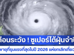 เตือนระวัง ! ซูเปอร์ไต้ฝุ่นจำปี หนึ่งในพายุที่รุนแรงที่สุดในปี 2026 แห่ยกเลิกเที่ยวบินอื้อ